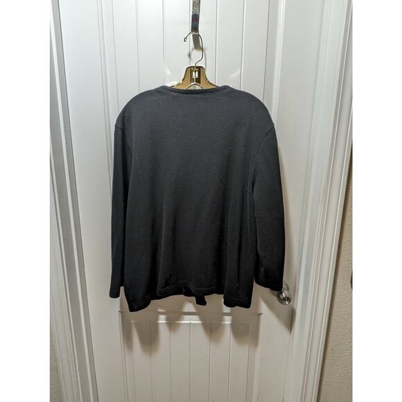 Vintage Onque Casuals Ugly Christmas Sweater Cardigan Holiday Festive Size 2X - Picture 7 of 10